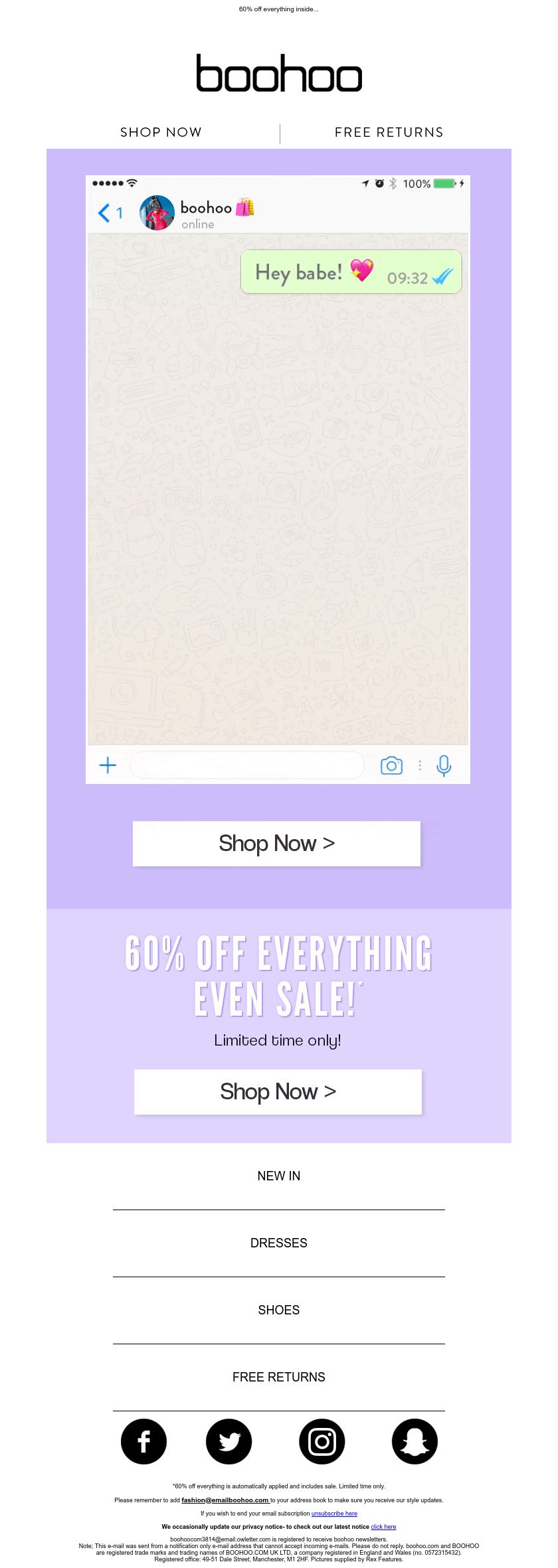 ecommerce email templates
