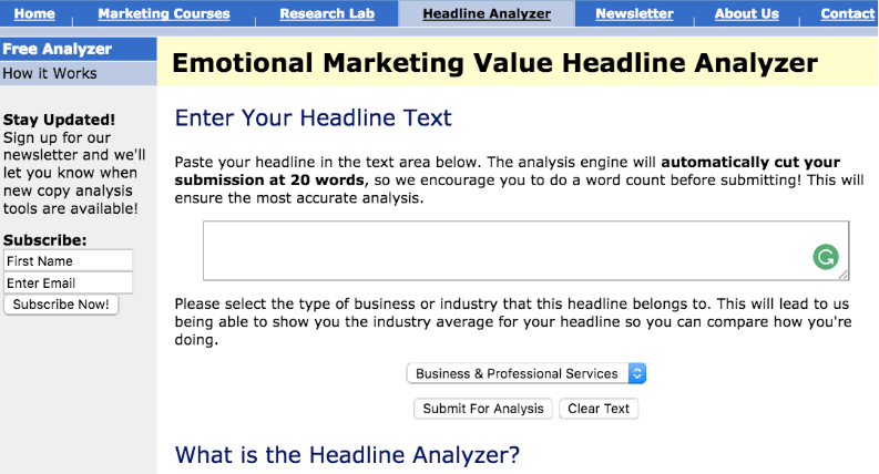 Emotional Marketing Value