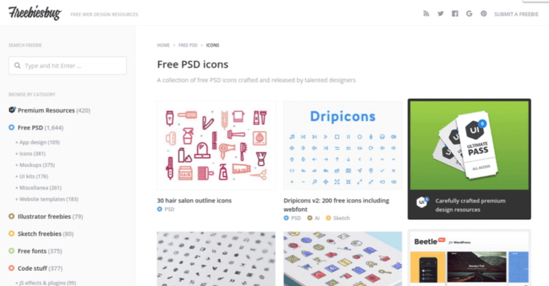 Category - Free web icons