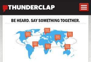 Campaña de Thunderclap